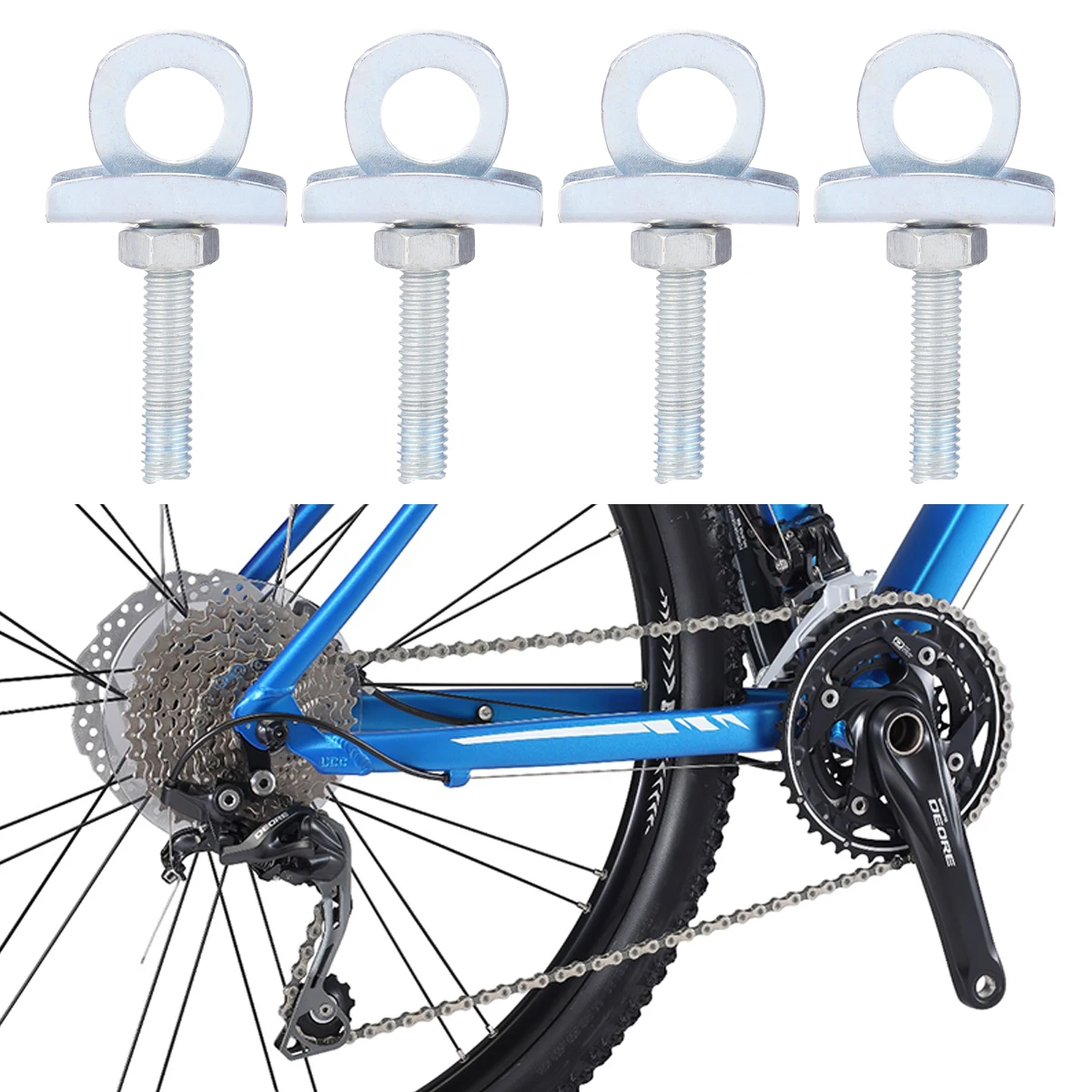 20pcs Adjustable Bike Chain Tensioner Bolt For Bmx Single Bike Durable Steel Tensioning Tool Cycling Accessories Gear Fastener
20pcs Adjustable Bike Chain Tensioner Bolt For Bmx Single Bike Durable Steel Tensioning Tool Cycling Accessories Gear Fastener