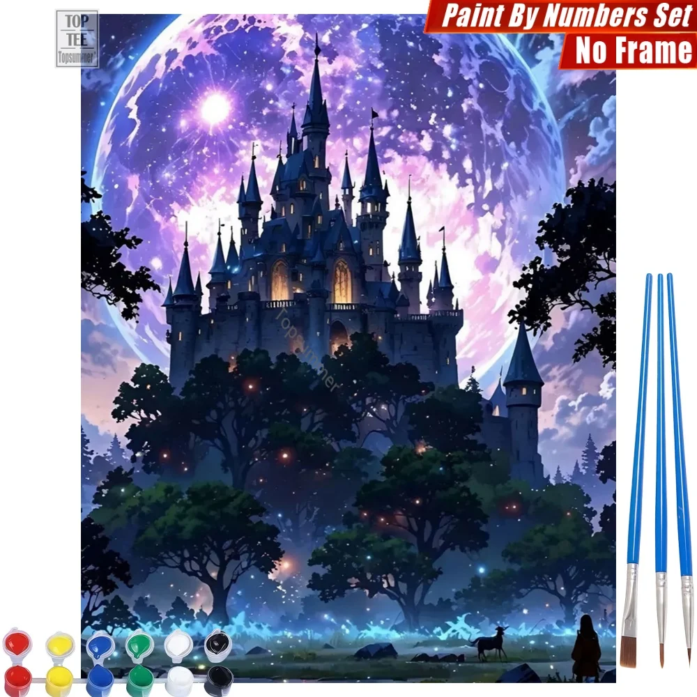 Mysterious Romantic Castle DIY Digital Oil Paints Kit - Huge Moon Aura Living Room Wall Art Thanksgiving Gift For Wife
Mysterious Romantic Castle DIY Digital Oil Paints Kit - Huge Moon Aura Living Room Wall Art Thanksgiving Gift For Wife
