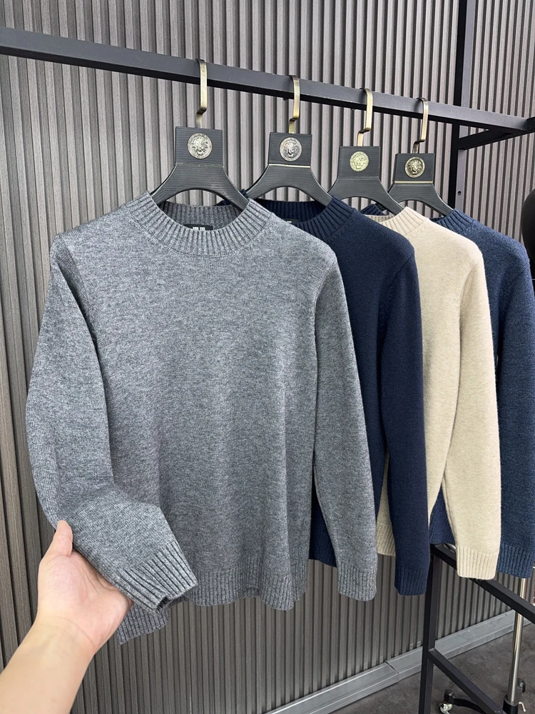 Men's Faionable round Ne Knitted Wool Sweater Comfortable Warm Casual Long Sve Pure Color Autumn Winter Pampa&
Men's Faionable round Ne Knitted Wool Sweater Comfortable Warm Casual Long Sve Pure Color Autumn Winter Pampa&