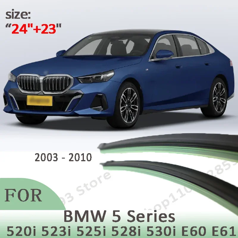 Wiper Front Wiper Blades For BMW 5 Series 520i 523i 525i 528i 530i E60 E61 03 - 10 Windshield Windscreen Window 24"+23"
Wiper Front Wiper Blades For BMW 5 Series 520i 523i 525i 528i 530i E60 E61 03 - 10 Windshield Windscreen Window 24"+23"