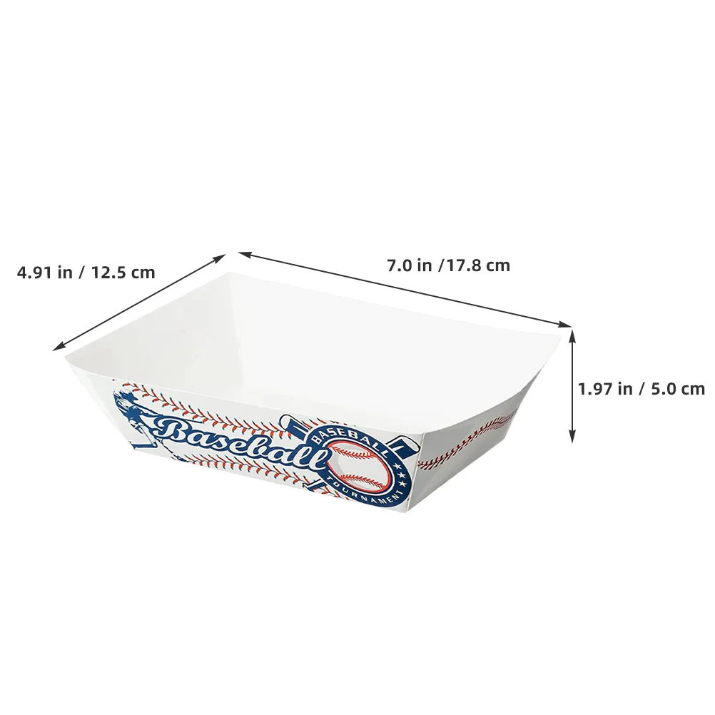 25Pcs Food Trays Boat Shape White Cardboard Snack Boats Disposable Multi-Function Food Containers for Party Dessert 
25Pcs Food Trays Boat Shape White Cardboard Snack Boats Disposable Multi-Function Food Containers for Party Dessert