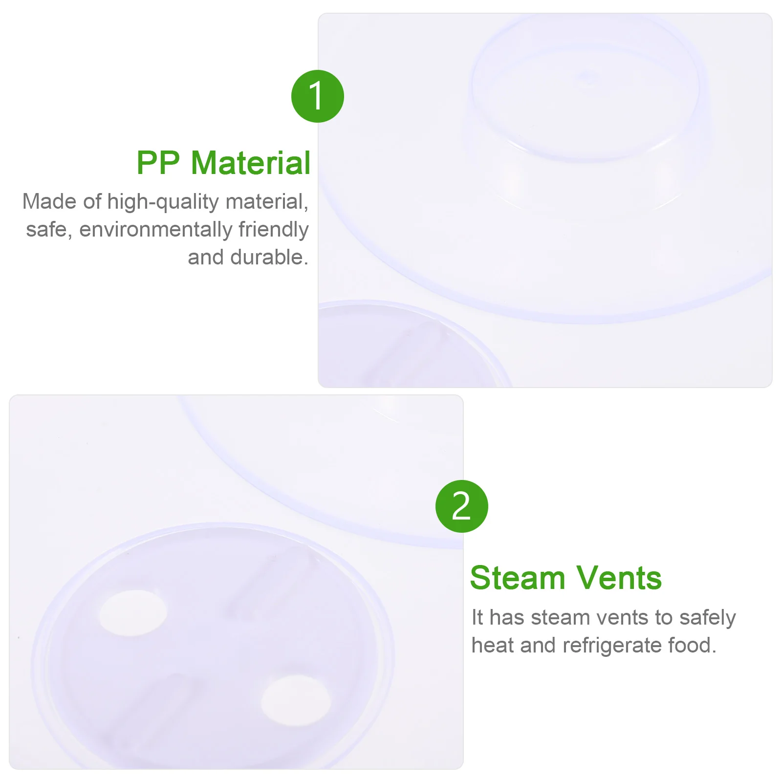 3pcs Microwave Sealing Cover Refrigerator Dish Fresh Keeping Cover With Steam Vents Reusable Food Storage Environmentally
3pcs Microwave Sealing Cover Refrigerator Dish Fresh Keeping Cover With Steam Vents Reusable Food Storage Environmentally