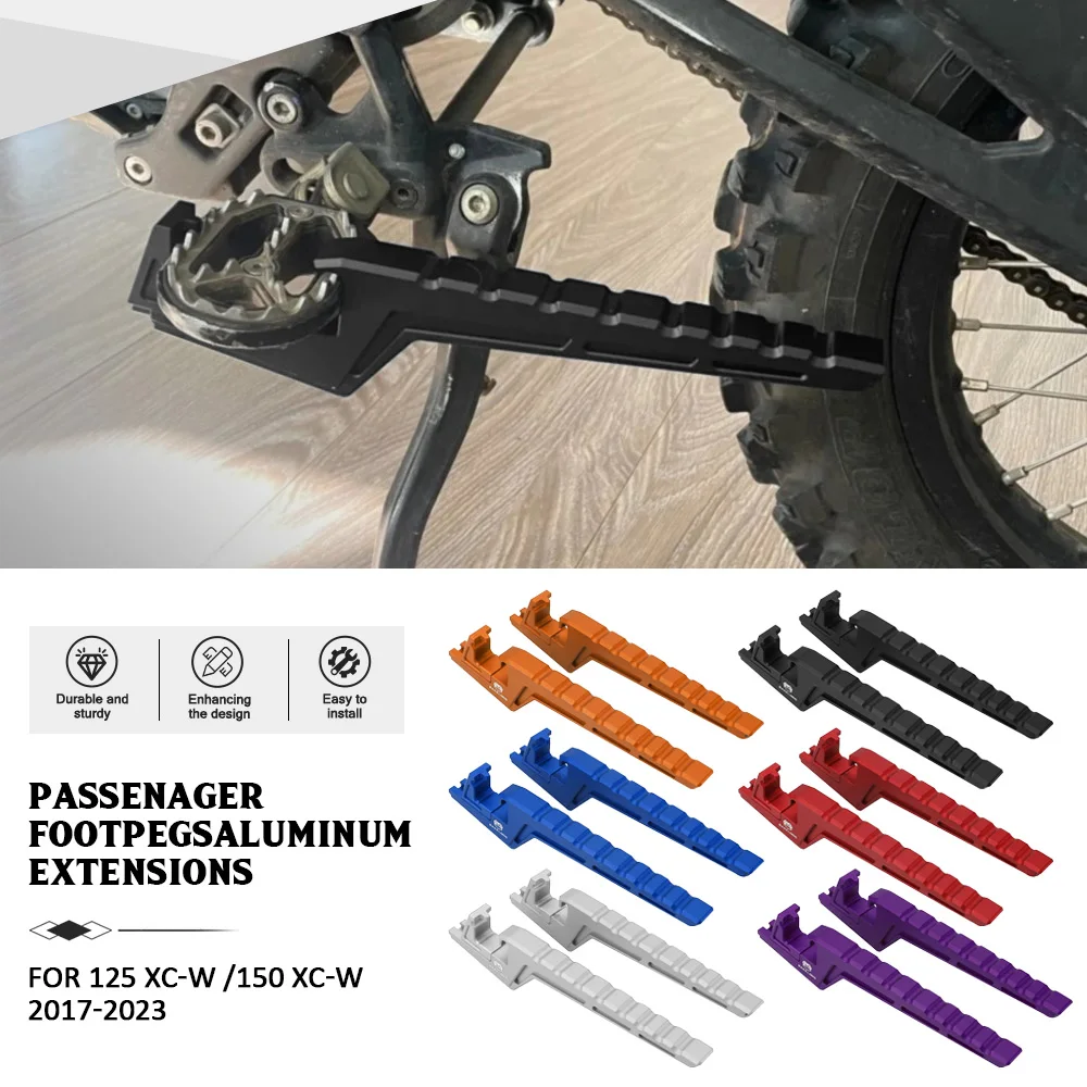 For 125 XC-W / 150 XC-W / 250 XC-W / 300 XC-W / 300 XC-W SIX DAYS 2017-2023 Motorcycle Foot Peg Passenger Extensions Footpegs
For 125 XC-W / 150 XC-W / 250 XC-W / 300 XC-W / 300 XC-W SIX DAYS 2017-2023 Motorcycle Foot Peg Passenger Extensions Footpegs
