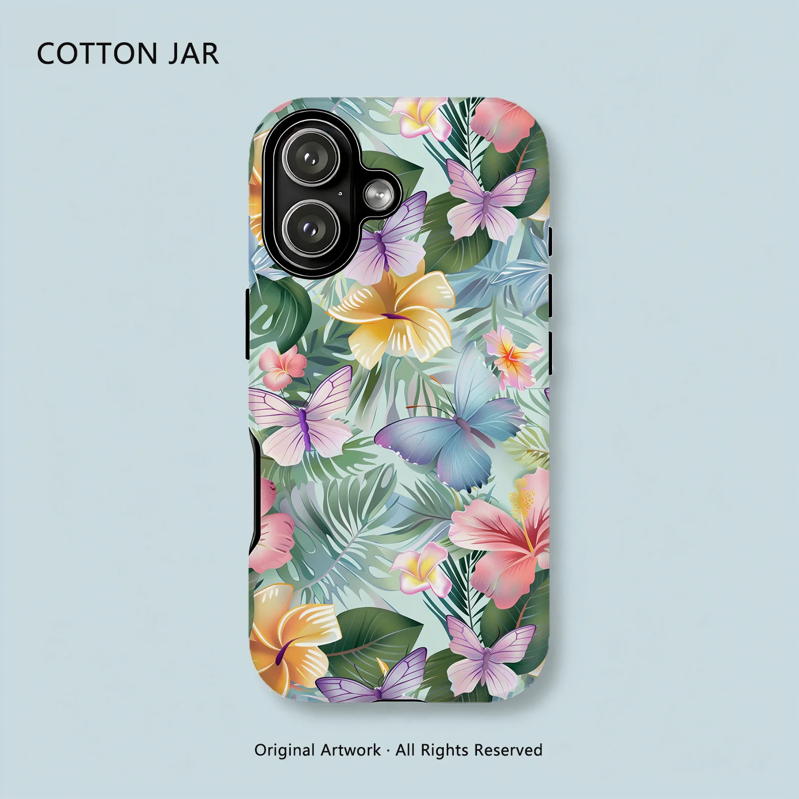 Pastel Tropical Butterfly Hibiscus Magnetic Phone Case For iPhone 17 16 15 Pro Max 14 Plus 13 12 Wireless Charge Back Cover
Pastel Tropical Butterfly Hibiscus Magnetic Phone Case For iPhone 17 16 15 Pro Max 14 Plus 13 12 Wireless Charge Back Cover