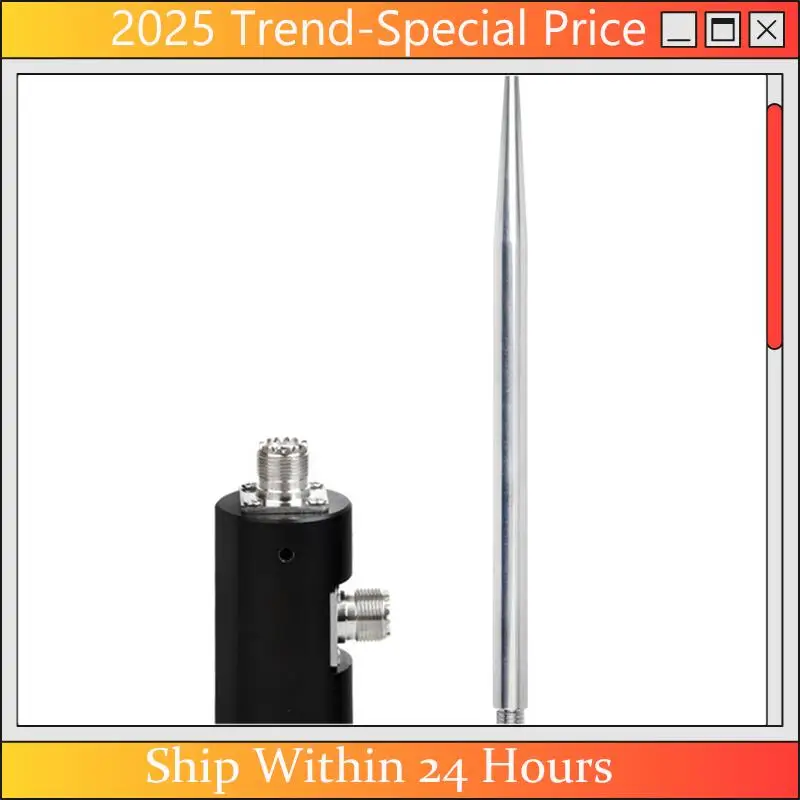 AA64 DIY Portable Aluminum Vehicle Shortwave Antenna Base With M-Female Interface For Outdoor Installation
AA64 DIY Portable Aluminum Vehicle Shortwave Antenna Base With M-Female Interface For Outdoor Installation