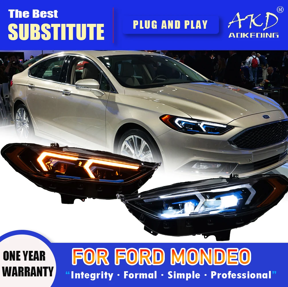 Фара AKD для Ford Mondeo 2017-2020, фары Mondeo DRL, указатель поворота, дальний свет, линза проектора «ангельский глаз»
Фара AKD для Ford Mondeo 2017-2020, фары Mondeo DRL, указатель поворота, дальний свет, линза проектора «ангельский глаз»