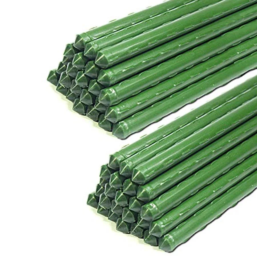 Garden Stakes 4 Feet Plastic Coated Steel Tube Sturdy Metal Plant Sticks for TomatoCucumber Bean Tree Pack of 50
Garden Stakes 4 Feet Plastic Coated Steel Tube Sturdy Metal Plant Sticks for TomatoCucumber Bean Tree Pack of 50