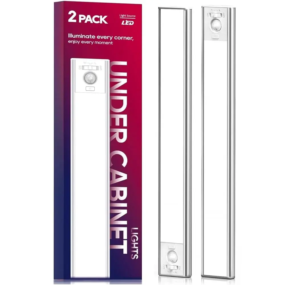 Under Cabinet Lighting, 3200Mah Recharge Sensor Light Indoor, Led Battery Operated Cabinet Lights, Dimmable Closet Light, Wirel
Under Cabinet Lighting, 3200Mah Recharge Sensor Light Indoor, Led Battery Operated Cabinet Lights, Dimmable Closet Light, Wirel