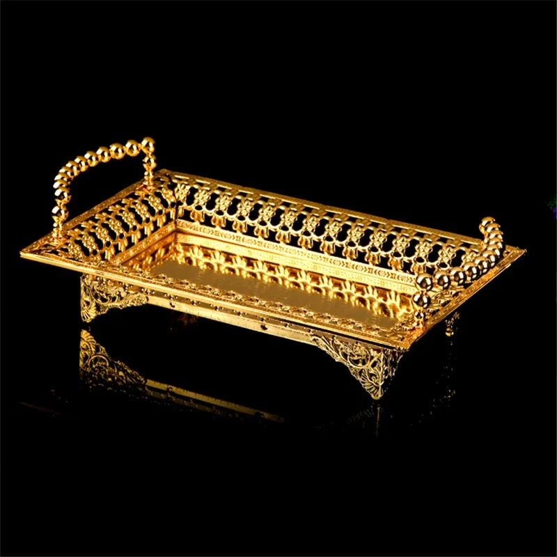 Golden fruit plate Plate Desktop Combination Storage Tray with Golden Rim Party Tray Cake Fruit Stand for Home Decoration plate
Golden fruit plate Plate Desktop Combination Storage Tray with Golden Rim Party Tray Cake Fruit Stand for Home Decoration plate
