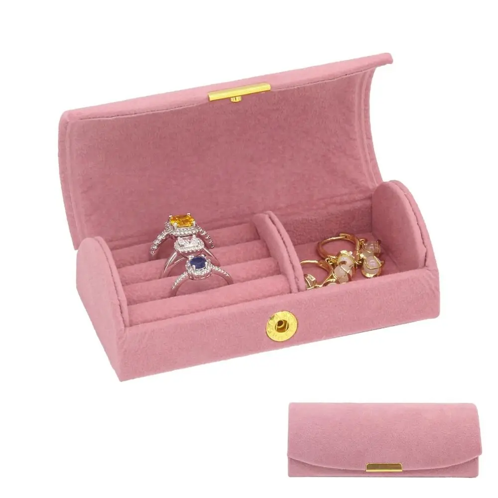 New Elegant Jewelry Box Arch Face Portable Travel Jewelry Case Suede Surface Earrings Organizer Gift
New Elegant Jewelry Box Arch Face Portable Travel Jewelry Case Suede Surface Earrings Organizer Gift