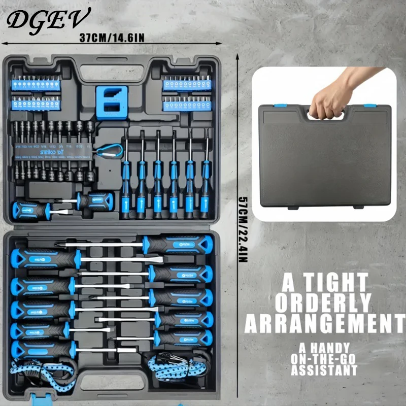 83-Piece Set Magnetic Screwdriver Triangle Precision Screwdriver Head Set CRV Steel Home Auto Repair Tool Kit Color Box Packa
83-Piece Set Magnetic Screwdriver Triangle Precision Screwdriver Head Set CRV Steel Home Auto Repair Tool Kit Color Box Packa