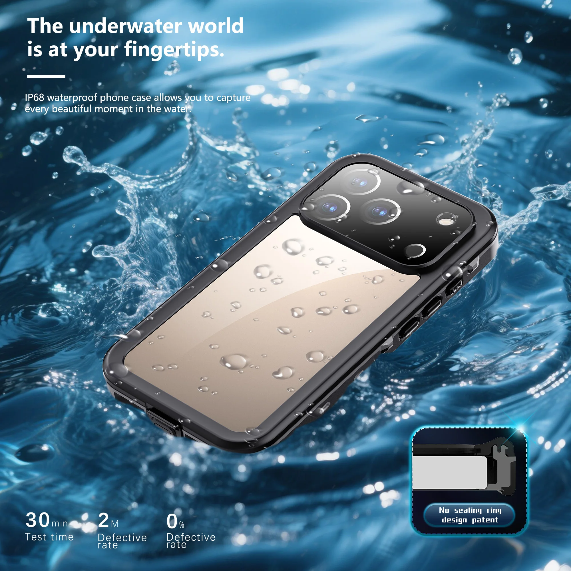 Shellbox - Transparent Shockproof And Dustproof Ip68 Waterproof Phone Case Compatible With Iphone 17 Pro Max / 17 Pro / Air / 17
Shellbox - Transparent Shockproof And Dustproof Ip68 Waterproof Phone Case Compatible With Iphone 17 Pro Max / 17 Pro / Air / 17