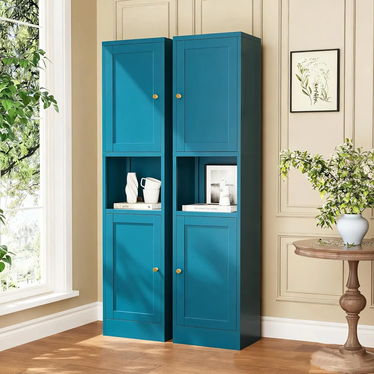 Tall Slim Metal Storage Cabinet With Four Adjustable Shelves Freestanding Five Tier Pantry Unit For Kitchen Office Small Spaces
Tall Slim Metal Storage Cabinet With Four Adjustable Shelves Freestanding Five Tier Pantry Unit For Kitchen Office Small Spaces