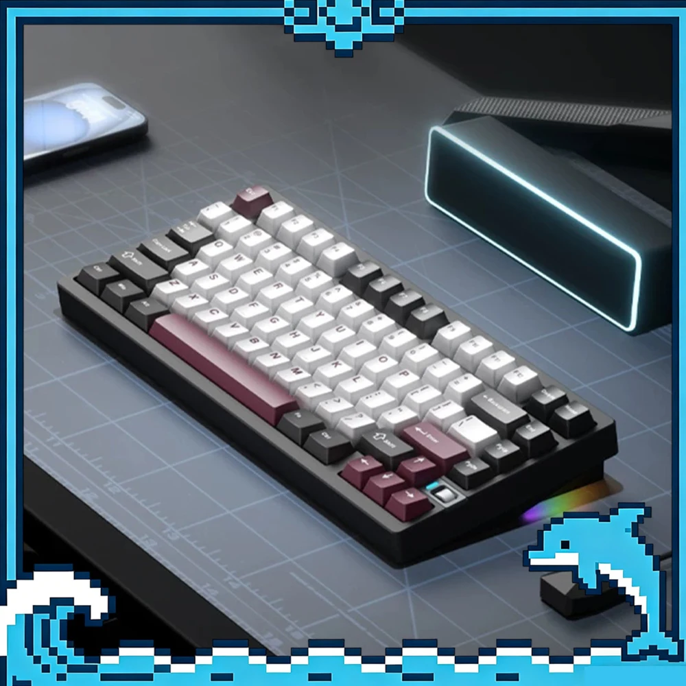 WEIKAV NUT75 Wireless Keyboard 0.125 Ultra-Low Delay Three-Mode Connection Gaming Keyboard 8K Rate Return 8K Receiver For Gifts
WEIKAV NUT75 Wireless Keyboard 0.125 Ultra-Low Delay Three-Mode Connection Gaming Keyboard 8K Rate Return 8K Receiver For Gifts