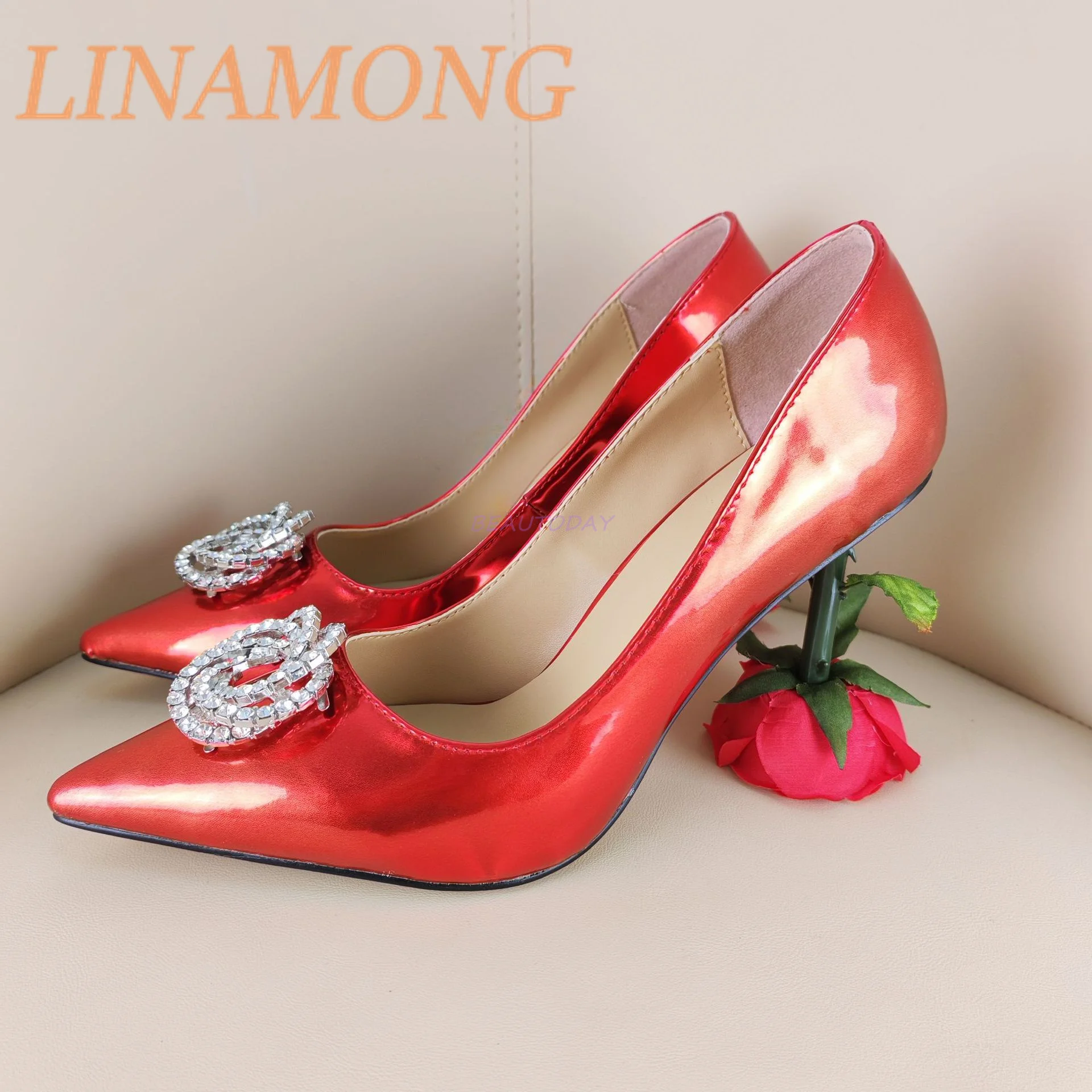 Flower Heel Single Shoe Fashionable Pearl Inlaid Pointed Temperament Fine Heel Solid Color Simple Banquet Shaped High Heels
Flower Heel Single Shoe Fashionable Pearl Inlaid Pointed Temperament Fine Heel Solid Color Simple Banquet Shaped High Heels
