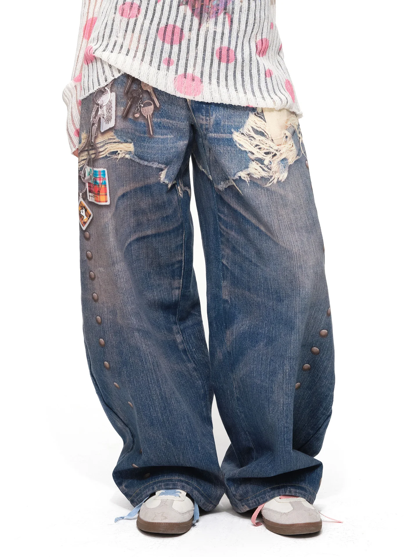 Oink Oink 3D Print Loose Fit Knife Long Pants American Retro Style Printed Jeans Natural Waist Cotton Trousers for Young Women
Oink Oink 3D Print Loose Fit Knife Long Pants American Retro Style Printed Jeans Natural Waist Cotton Trousers for Young Women