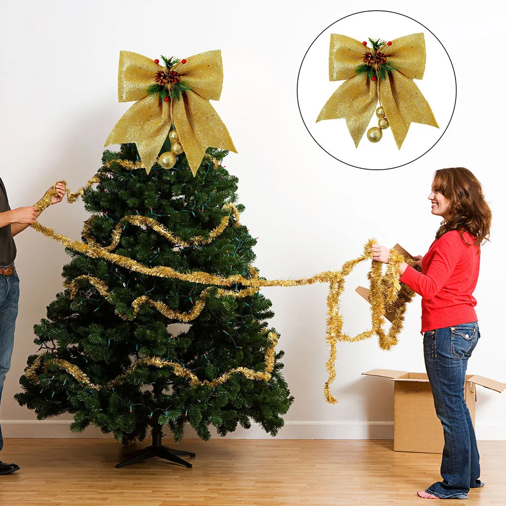 4Pcs Xmas Bow-Knot Hanging Ornaments Christmas Decorations Home Hanging Decor Party Adornments Christmas Ornament
4Pcs Xmas Bow-Knot Hanging Ornaments Christmas Decorations Home Hanging Decor Party Adornments Christmas Ornament