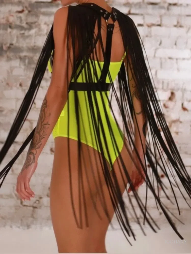 Tassel Leather Women's Bikini Cover-up Role Play Summer Holiday Sexy Hollow Skirt With Beach Swimsuit Pu Cape Accessories 2025
Tassel Leather Women's Bikini Cover-up Role Play Summer Holiday Sexy Hollow Skirt With Beach Swimsuit Pu Cape Accessories 2025