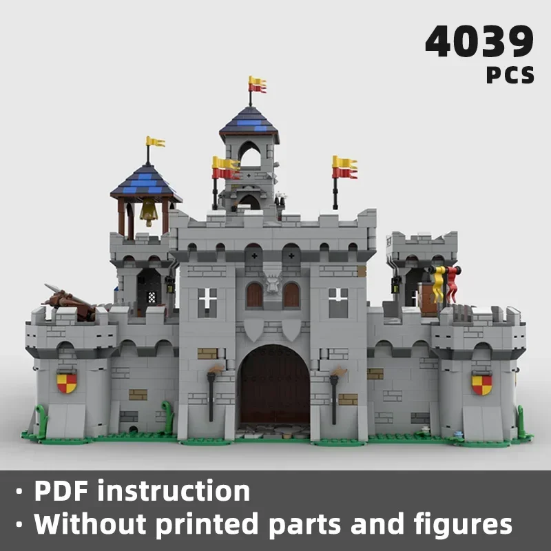 Building Bricks Lion Warrior Castle Technology Modular Blocks Gifts Christmas Toys DIY Sets Assembly Medieval Fortress Model Moc
Building Bricks Lion Warrior Castle Technology Modular Blocks Gifts Christmas Toys DIY Sets Assembly Medieval Fortress Model Moc