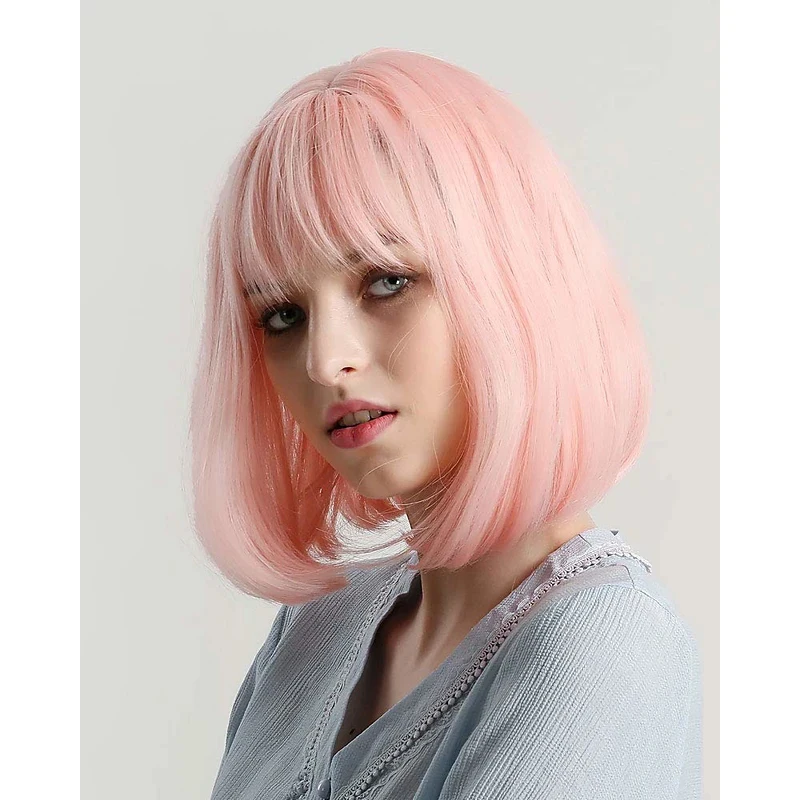 HAIRJOY Synthetic Hair Wig Short Hot Pink Bob Wig for Women Daily Use
HAIRJOY Synthetic Hair Wig Short Hot Pink Bob Wig for Women Daily Use