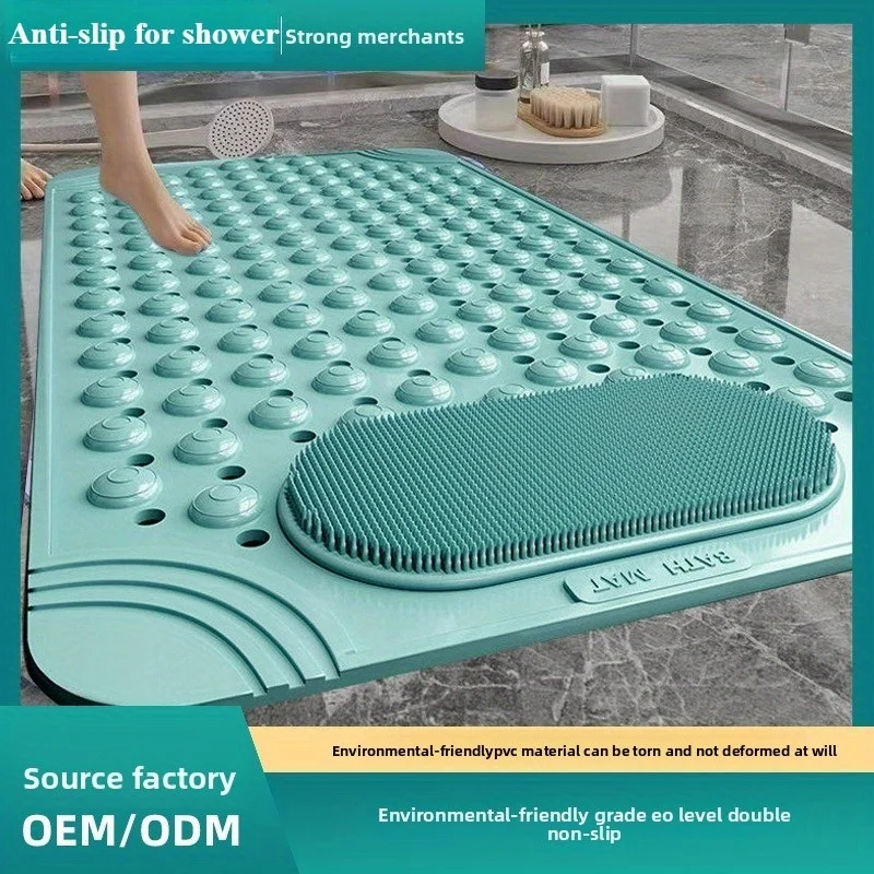 Нескользящий коврик для ванной для душа, ванны, туалета, противоскользящий напольный коврик для ванной комнаты с массажными точками для домашней безопасности
Нескользящий коврик для ванной для душа, ванны, туалета, противоскользящий напольный коврик для ванной комнаты с массажными точками для домашней безопасности