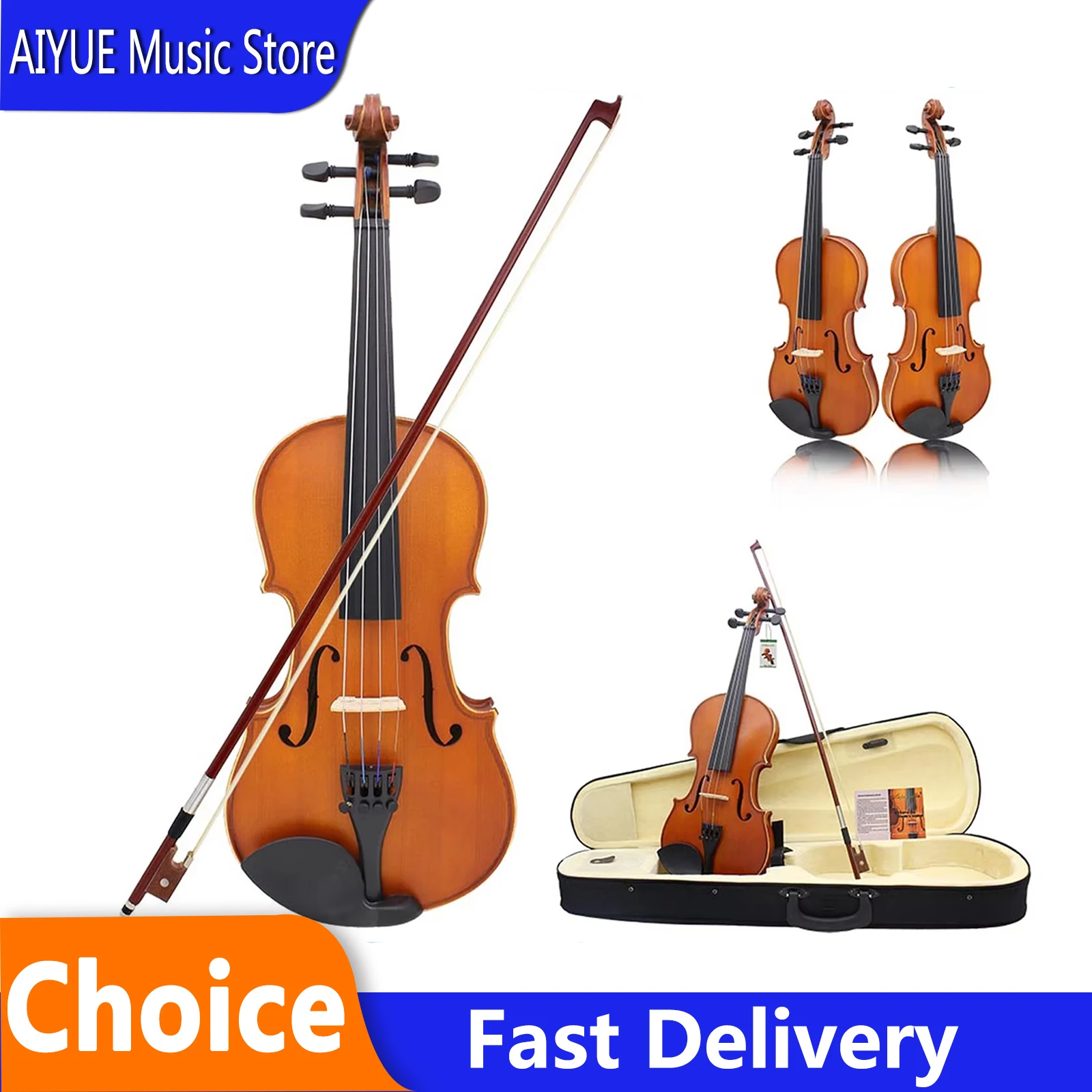 Violin Maple Acoustic Violino Vintage Style Violin With Case Bow Musical Instrument For Professional Beginner Students Kids
Violin Maple Acoustic Violino Vintage Style Violin With Case Bow Musical Instrument For Professional Beginner Students Kids