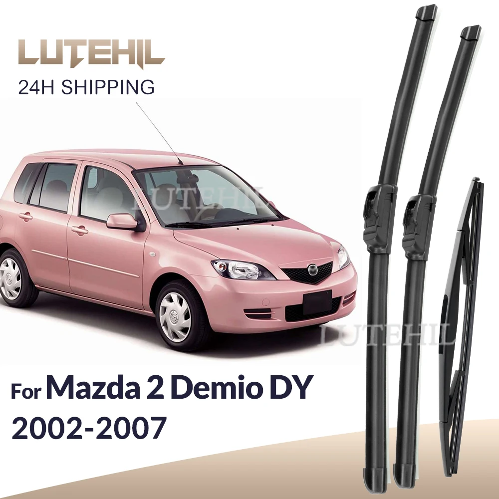 Для Mazda 2 Demio DY 2002-2007 2003 2004 2005 стеклоочиститель передние и задние щетки стеклоочистителя лобовое стекло щетки 24 "+ 16" + 14"
Для Mazda 2 Demio DY 2002-2007 2003 2004 2005 стеклоочиститель передние и задние щетки стеклоочистителя лобовое стекло щетки 24 "+ 16" + 14"