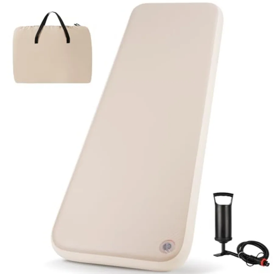 High-Support Camping Sleeping Pad, 3" Thick Anti-Sag Design for Stable Support, Inflatable Mattress with Manual Pump for Campin
High-Support Camping Sleeping Pad, 3" Thick Anti-Sag Design for Stable Support, Inflatable Mattress with Manual Pump for Campin