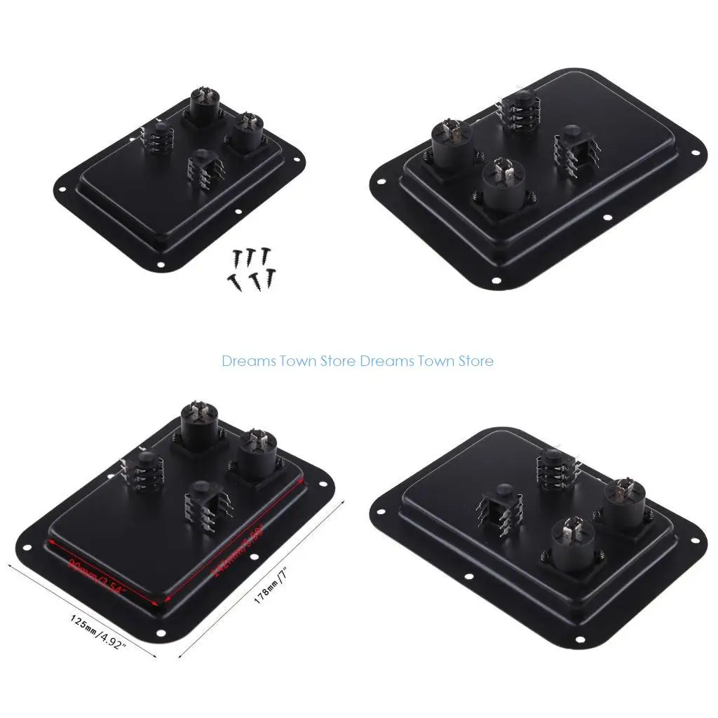 HX6A Terminal Binding Post Dual Speakon Input PA DJ Speaker Cabinet 4-Core Socket Plate Terminal Binding Post Accessory
HX6A Terminal Binding Post Dual Speakon Input PA DJ Speaker Cabinet 4-Core Socket Plate Terminal Binding Post Accessory