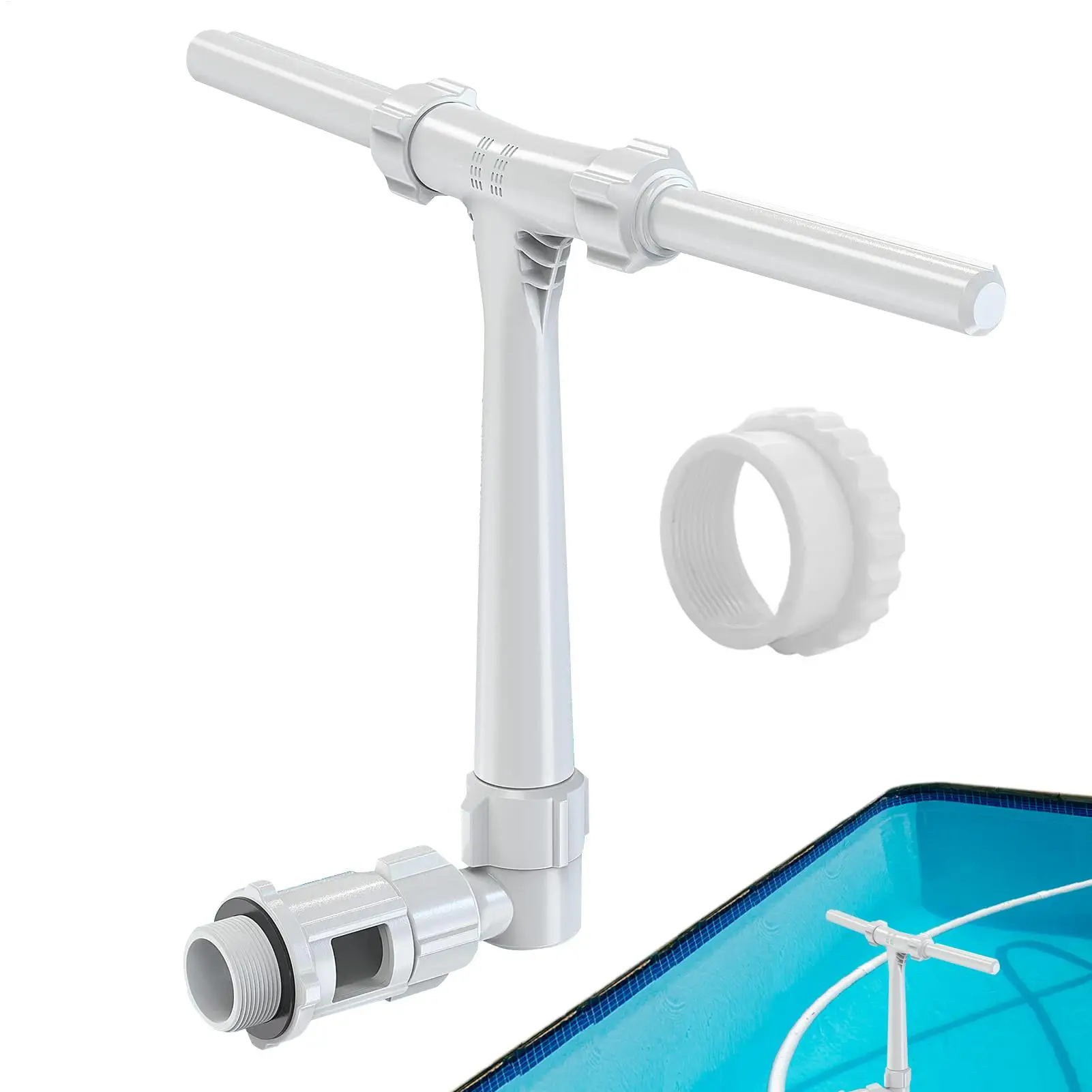 Swimming Pool Spa Sprinkler 360Degree Adjustable Water Fountain Sprinkler Double Head Fountain Swimming Pool Sprinkler Accessory
Swimming Pool Spa Sprinkler 360Degree Adjustable Water Fountain Sprinkler Double Head Fountain Swimming Pool Sprinkler Accessory