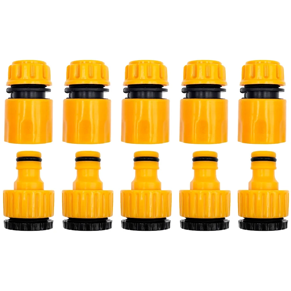 10pcs Hose Faucet Quick Connector 3/4 & 1/2 Inch Graden Hose Water Tap Threaded Connector Faucet Adapter For Garden Irrigation
10pcs Hose Faucet Quick Connector 3/4 & 1/2 Inch Graden Hose Water Tap Threaded Connector Faucet Adapter For Garden Irrigation