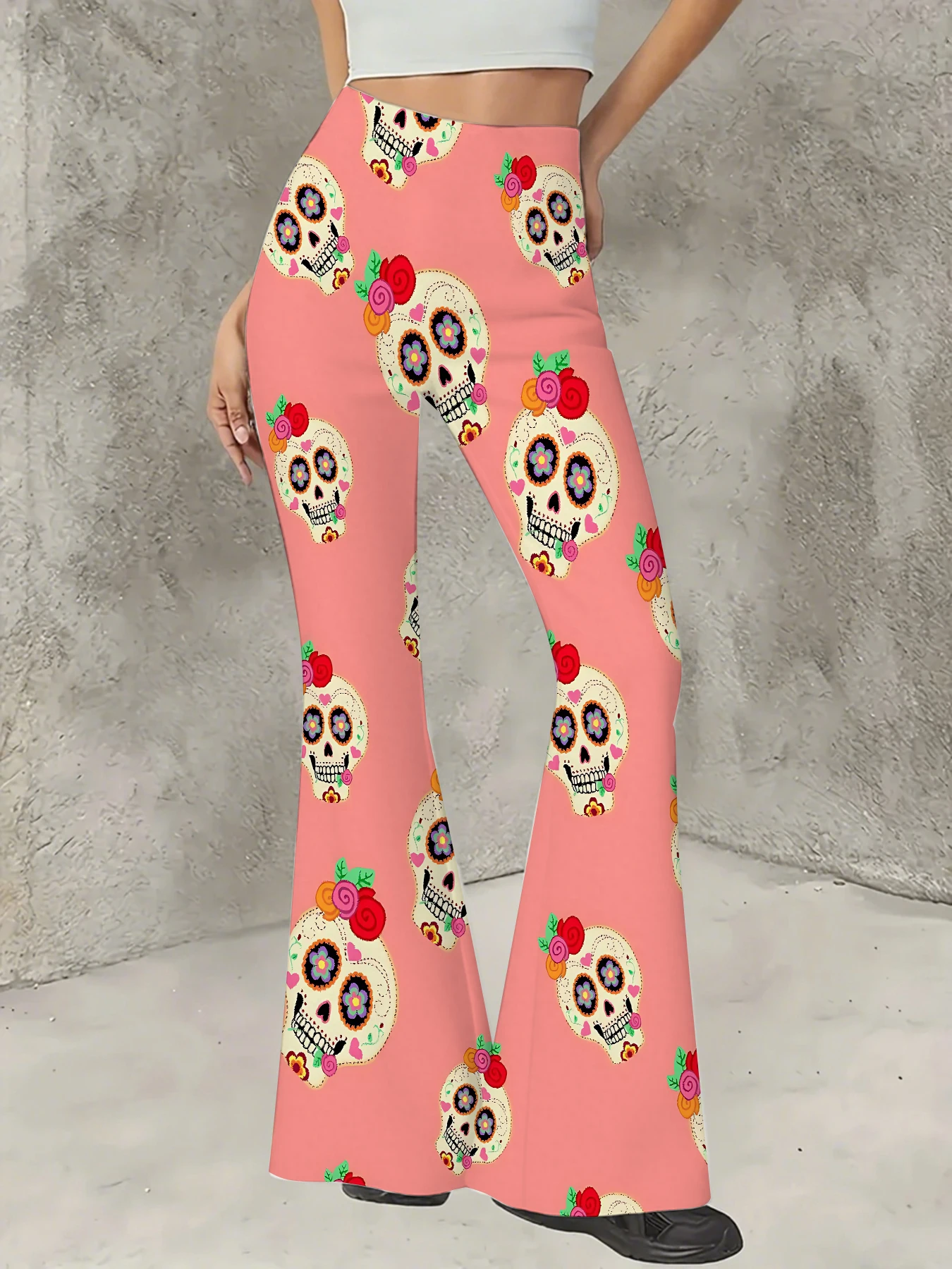 Women's Printed Flare Pants Y2K High Waist Bell Bottom Trousers Streetwear
Women's Printed Flare Pants Y2K High Waist Bell Bottom Trousers Streetwear