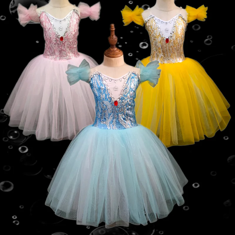 Ballet Tutu Skirt Girls Suspenders Modern Dance Long Skirt Swan Lake Performance Clothing Women Children Ballet Dance Costumes
Ballet Tutu Skirt Girls Suspenders Modern Dance Long Skirt Swan Lake Performance Clothing Women Children Ballet Dance Costumes