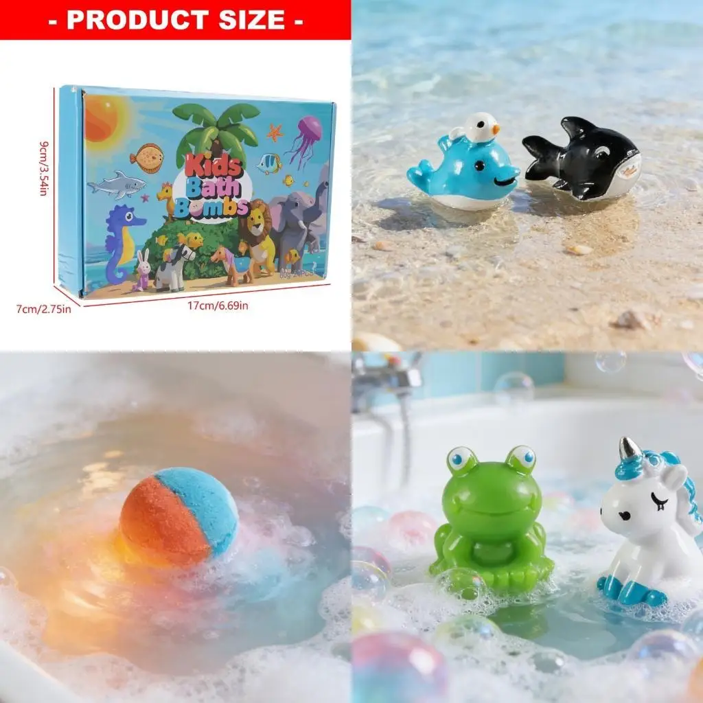 24PCS Animal Figure Toy Bath Fizzies Set With Surprise Toy Inside Bath Toy X3UC
24PCS Animal Figure Toy Bath Fizzies Set With Surprise Toy Inside Bath Toy X3UC