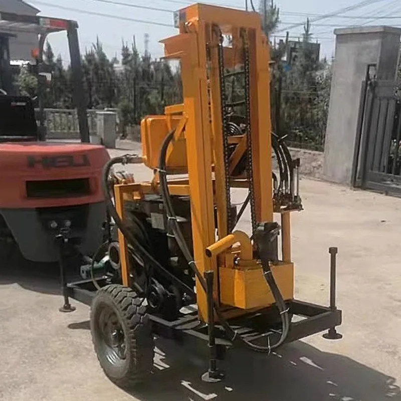 Artesian Borehole Drilling Machine Mini Water Well Drilling Rig 150m Depth Portable Diesel Hydraulic Small Rig Core Water Well
Artesian Borehole Drilling Machine Mini Water Well Drilling Rig 150m Depth Portable Diesel Hydraulic Small Rig Core Water Well