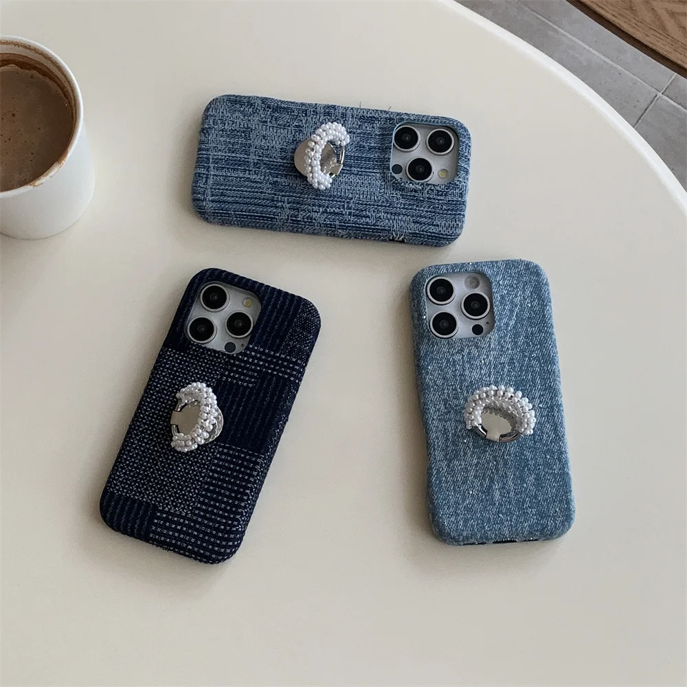 Luxury Flash drill ring phone case for iPhone 13 Pro 14 15 Pro 16 ProMax 13 Funda Fashion denim protective Cover For Women Cases
Luxury Flash drill ring phone case for iPhone 13 Pro 14 15 Pro 16 ProMax 13 Funda Fashion denim protective Cover For Women Cases