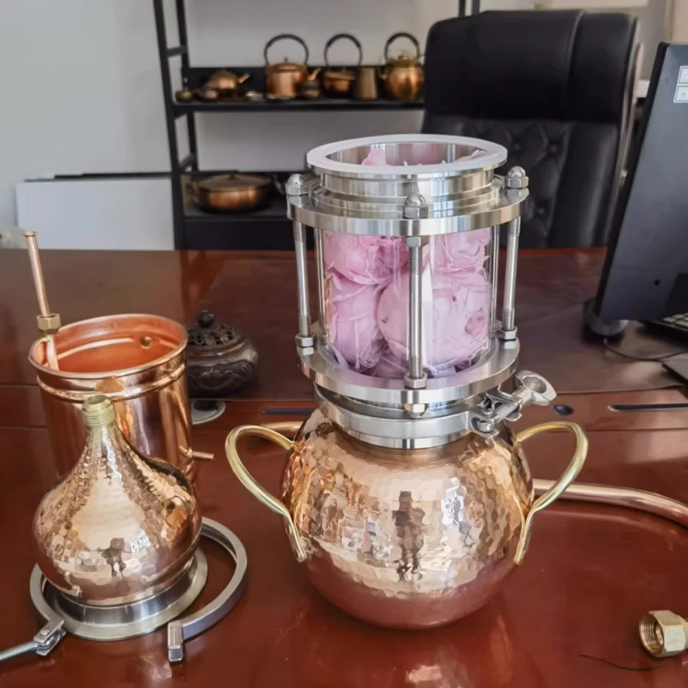 3 Liters ,Pure Copper Distiller,Household Small Antique Distillation Equipment,Distilled Liquor,Perspective Distillation Equipme
3 Liters ,Pure Copper Distiller,Household Small Antique Distillation Equipment,Distilled Liquor,Perspective Distillation Equipme