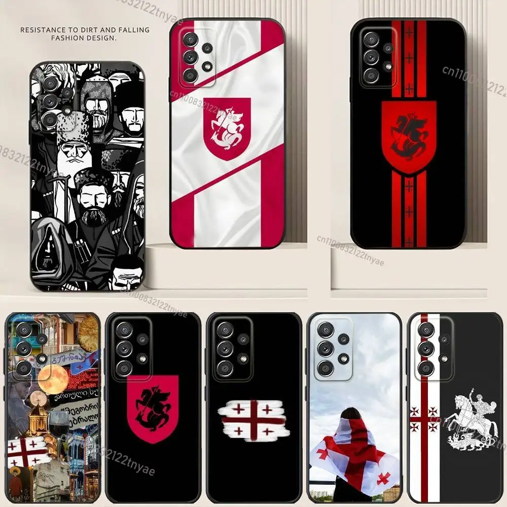 Phone Case For Samsung S24,21,22,23,30,Georgia Flag Ultra,20,Plus,Note,10,9,Black soft silicone case
Phone Case For Samsung S24,21,22,23,30,Georgia Flag Ultra,20,Plus,Note,10,9,Black soft silicone case
