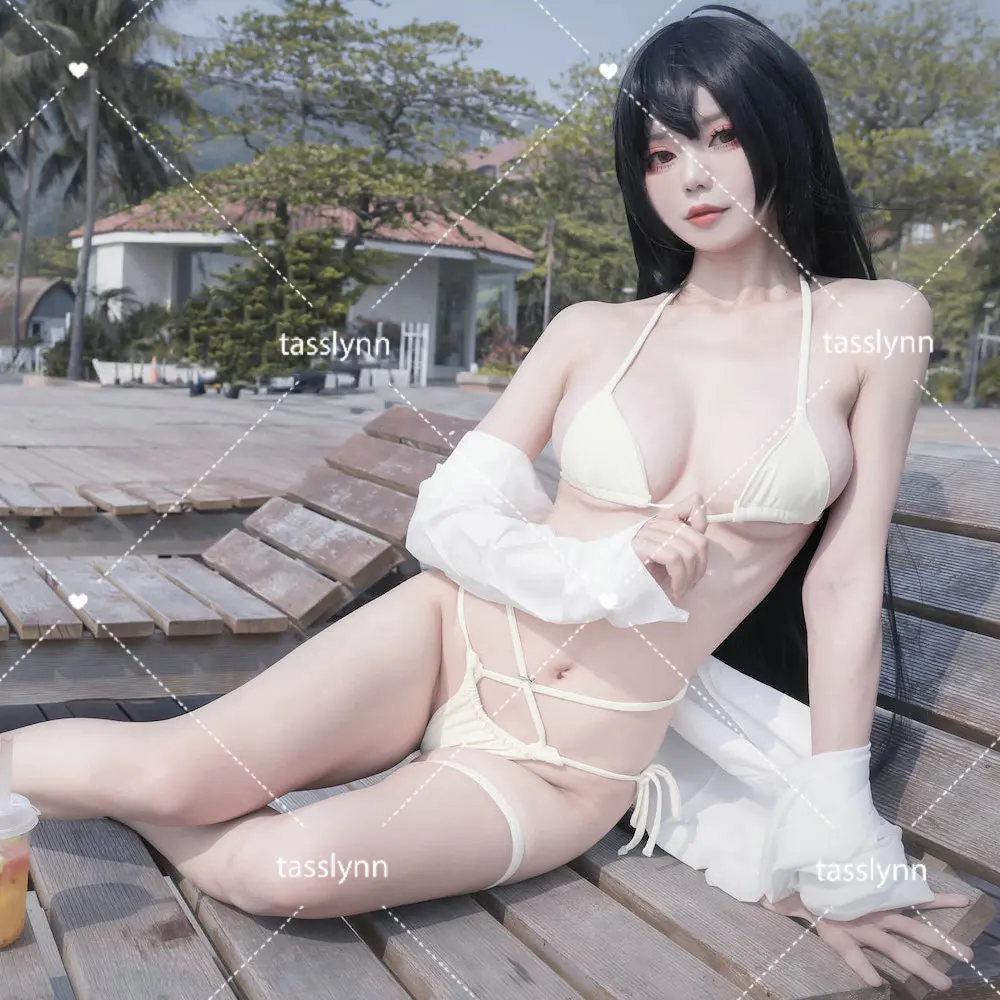 Игра Azur Lane Taihou Косплей Костюм L2D IJN Taihou Купальник Косплей Белый комплект бикини Синяя рубашка Браслет Летние купальники
Игра Azur Lane Taihou Косплей Костюм L2D IJN Taihou Купальник Косплей Белый комплект бикини Синяя рубашка Браслет Летние купальники