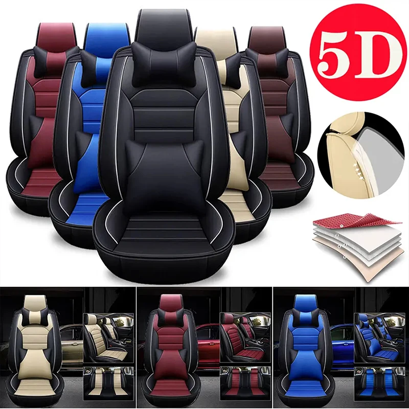 New 360° Full Coverage Leather Car Seat Covers – All-Season Universal Fit for Sedan & SUV, Waterproof & Dustproof, Easy to Clean
New 360° Full Coverage Leather Car Seat Covers – All-Season Universal Fit for Sedan & SUV, Waterproof & Dustproof, Easy to Clean