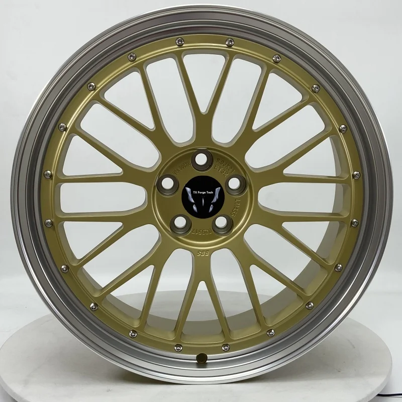 Customized Lightweight Two Piece Aluminium Forged Wheel Hubs Rims Polish Gold Yellow OEM ODM
Customized Lightweight Two Piece Aluminium Forged Wheel Hubs Rims Polish Gold Yellow OEM ODM