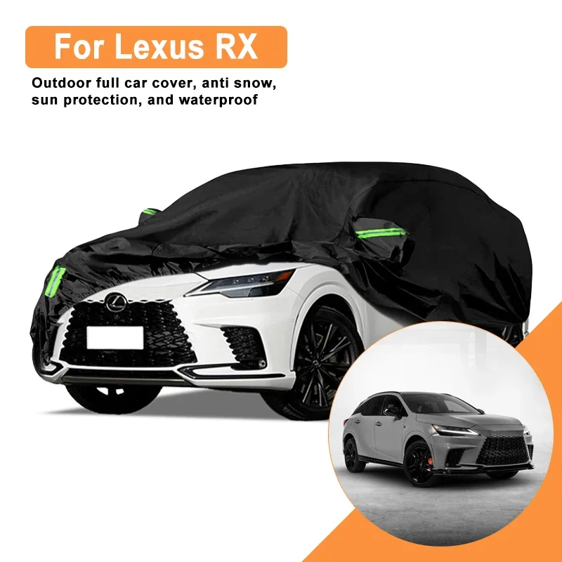 For Lexus RX Car Full Cover - Outdoor Waterproof Snowproof Sunshade, Winter & Summer All Weather Auto Protection Accessory
For Lexus RX Car Full Cover - Outdoor Waterproof Snowproof Sunshade, Winter & Summer All Weather Auto Protection Accessory