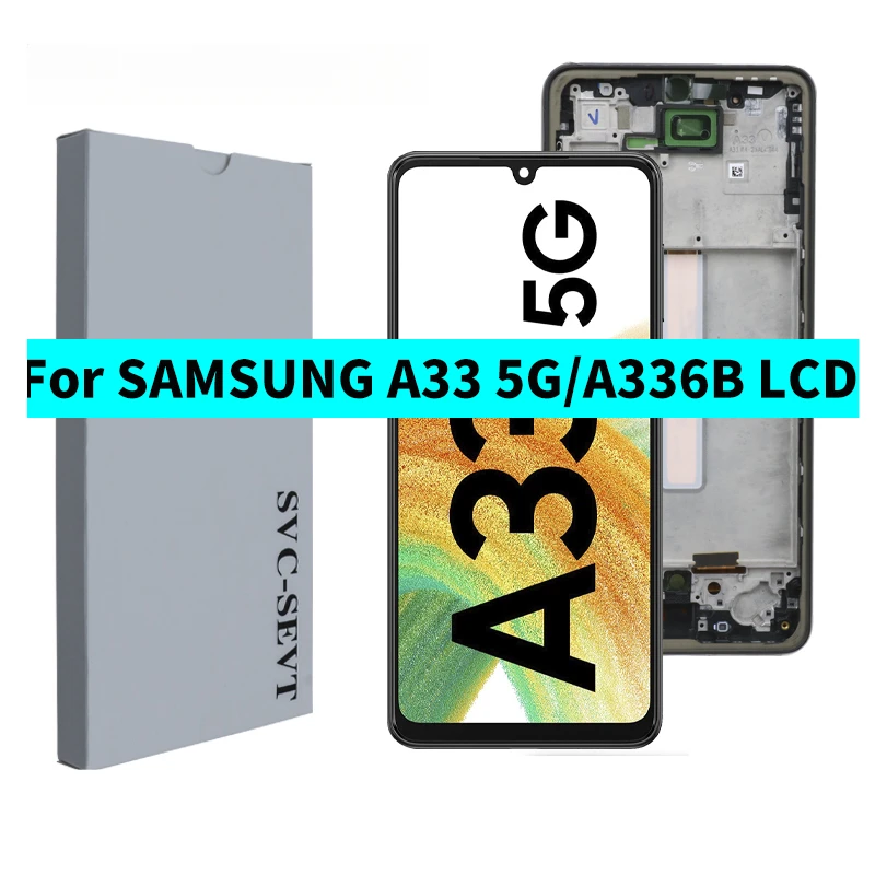 New High Quality OLED For Samsung A33 5G LCD SM-A336E SM-A336B SM-A336M Display Touch Screen Digitizer Assembly
New High Quality OLED For Samsung A33 5G LCD SM-A336E SM-A336B SM-A336M Display Touch Screen Digitizer Assembly