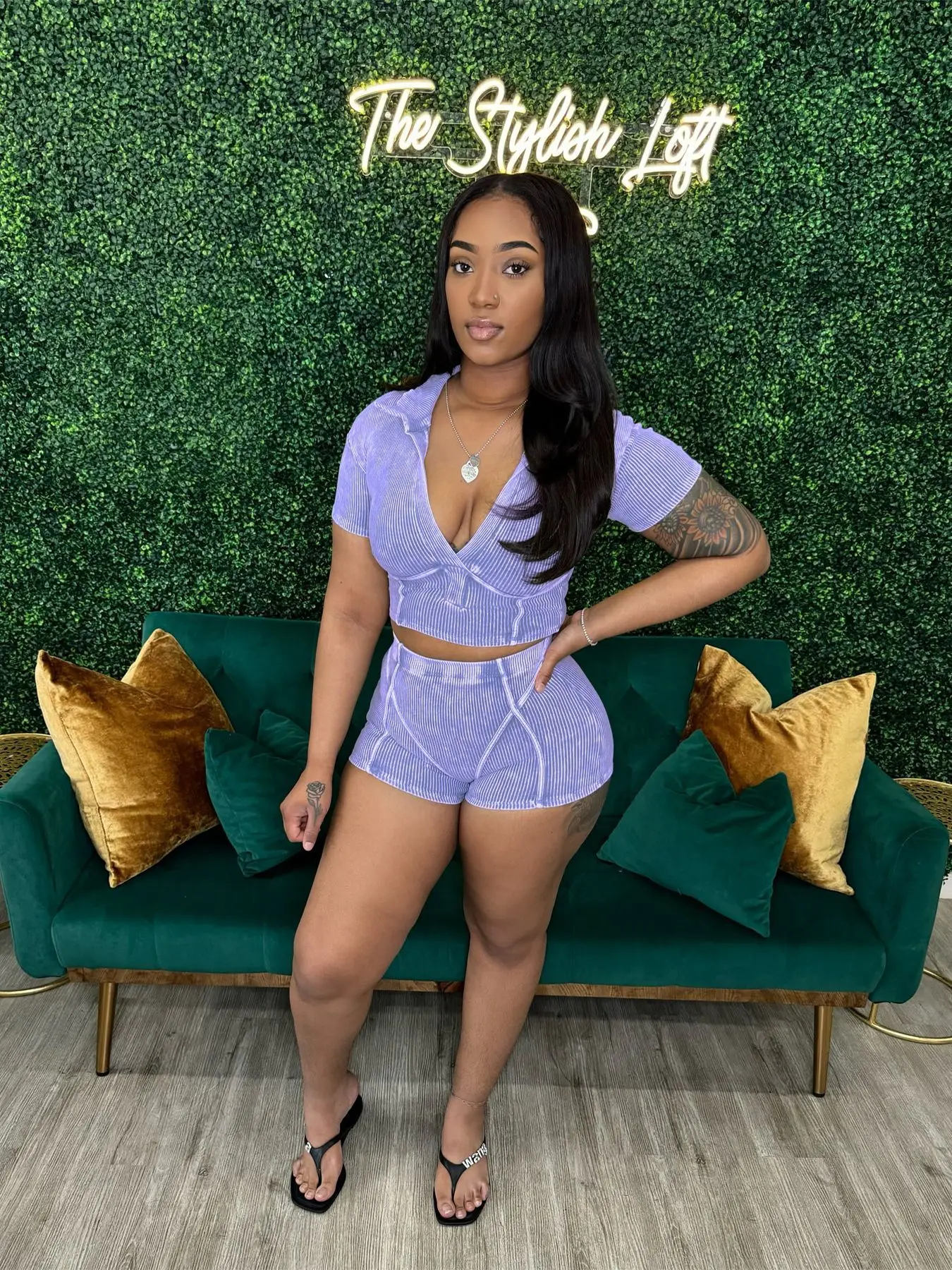 2024 Summer New Ribbed Sexy Deep V Lapel Short Sleeve Tops and Shorts Suits Sets Casual Streetwear Tracksuit Women Two Piece Set
2024 Summer New Ribbed Sexy Deep V Lapel Short Sleeve Tops and Shorts Suits Sets Casual Streetwear Tracksuit Women Two Piece Set