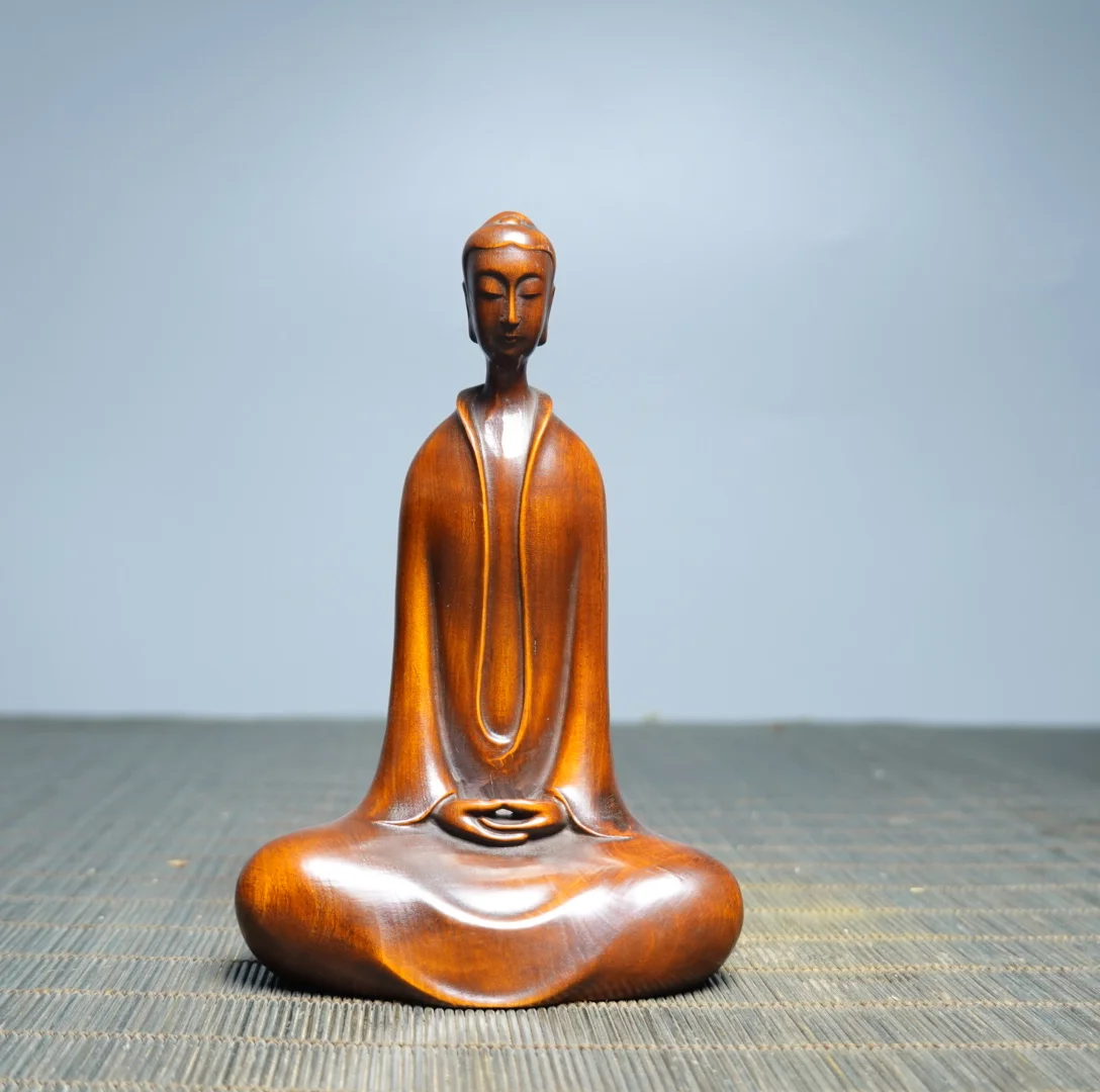 5"Old Boxwood Northern Wei Buddha Faceless Buddha Amitabha Buddha Worship Hall Town house
5"Old Boxwood Northern Wei Buddha Faceless Buddha Amitabha Buddha Worship Hall Town house