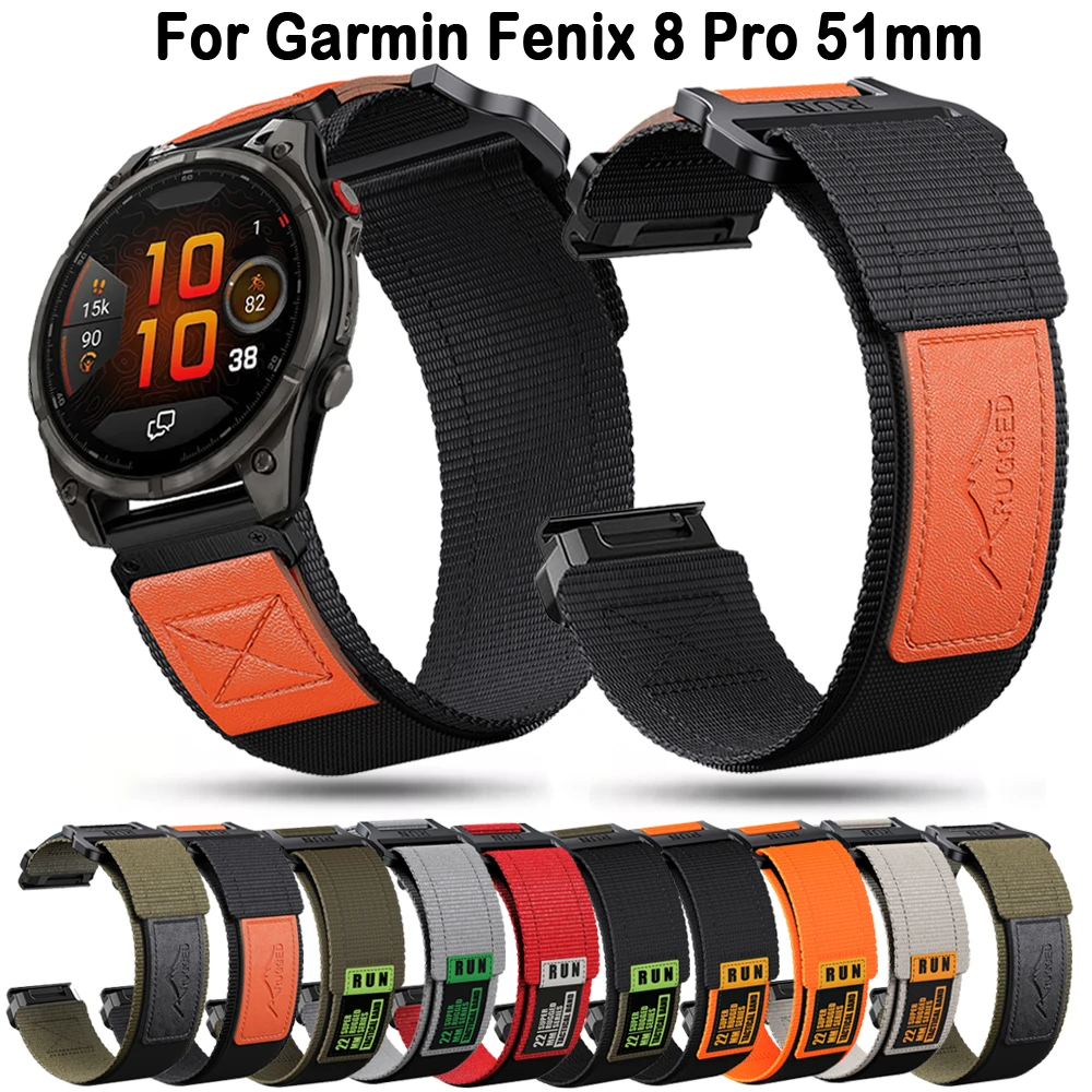 Нейлоновый ремешок Quickfit 26 мм для часов Garmin Fenix 8Pro/8 51 мм 7X 7Pro 6X 6Pro 5X 5Plus Enduro 3 2 Tactix 8 7 51 мм Браслет-ремешок 
Нейлоновый ремешок Quickfit 26 мм для часов Garmin Fenix 8Pro/8 51 мм 7X 7Pro 6X 6Pro 5X 5Plus Enduro 3 2 Tactix 8 7 51 мм Браслет-ремешок
