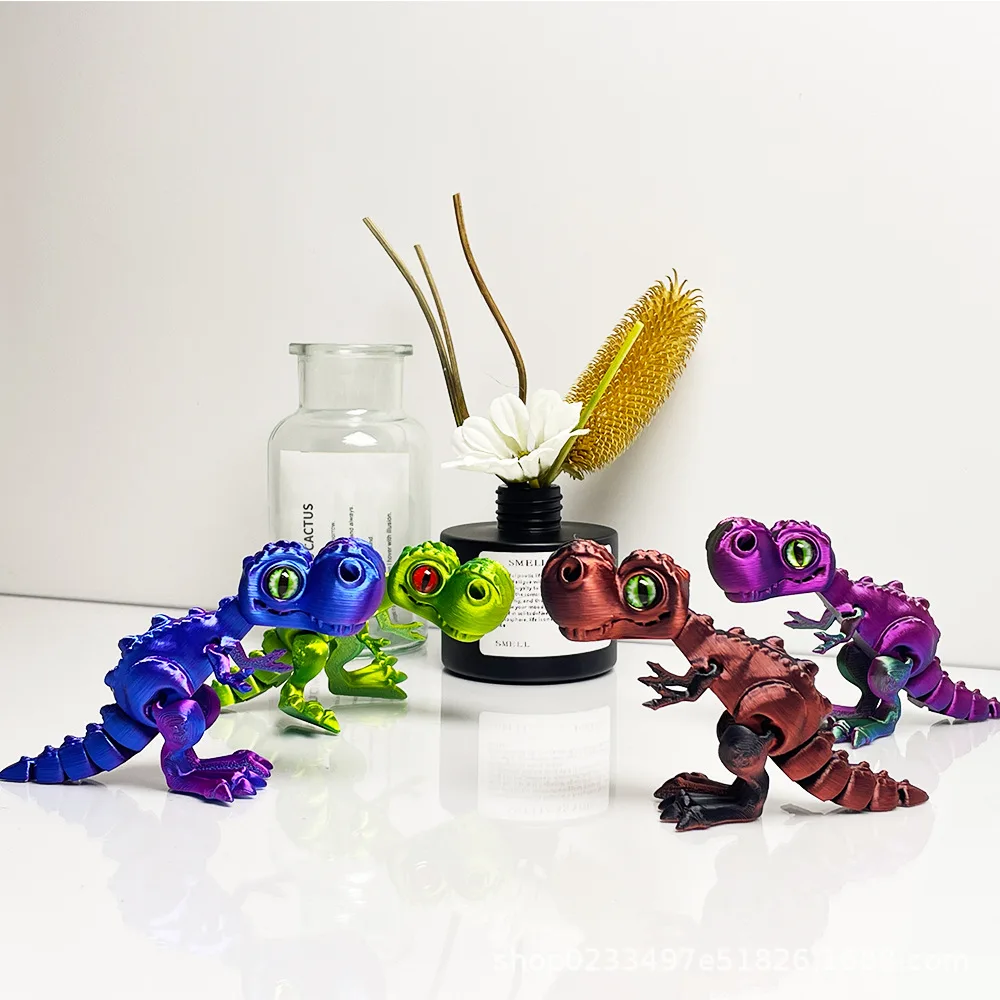 3D Printed Dinosaur Animals Toy Tyrannosauru Rex Figurine Articulated Dragon Fidget Dragon Collector Home Decor
3D Printed Dinosaur Animals Toy Tyrannosauru Rex Figurine Articulated Dragon Fidget Dragon Collector Home Decor