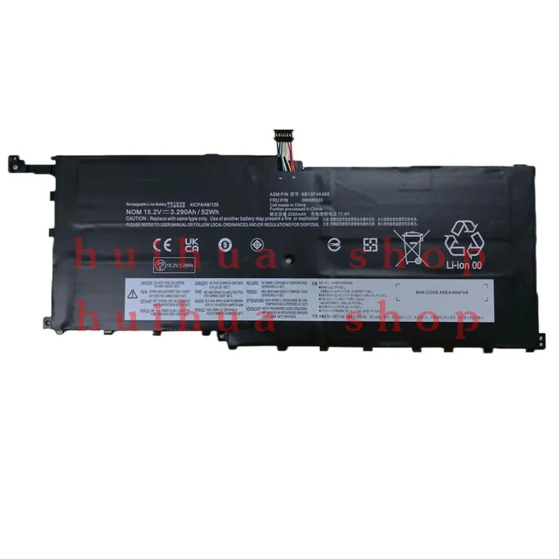 00HW028 00HW029 Аккумулятор для ноутбука Lenovo Thinkpad X1 Carbon 4-го поколения 4 2016 52 Втч
00HW028 00HW029 Аккумулятор для ноутбука Lenovo Thinkpad X1 Carbon 4-го поколения 4 2016 52 Втч