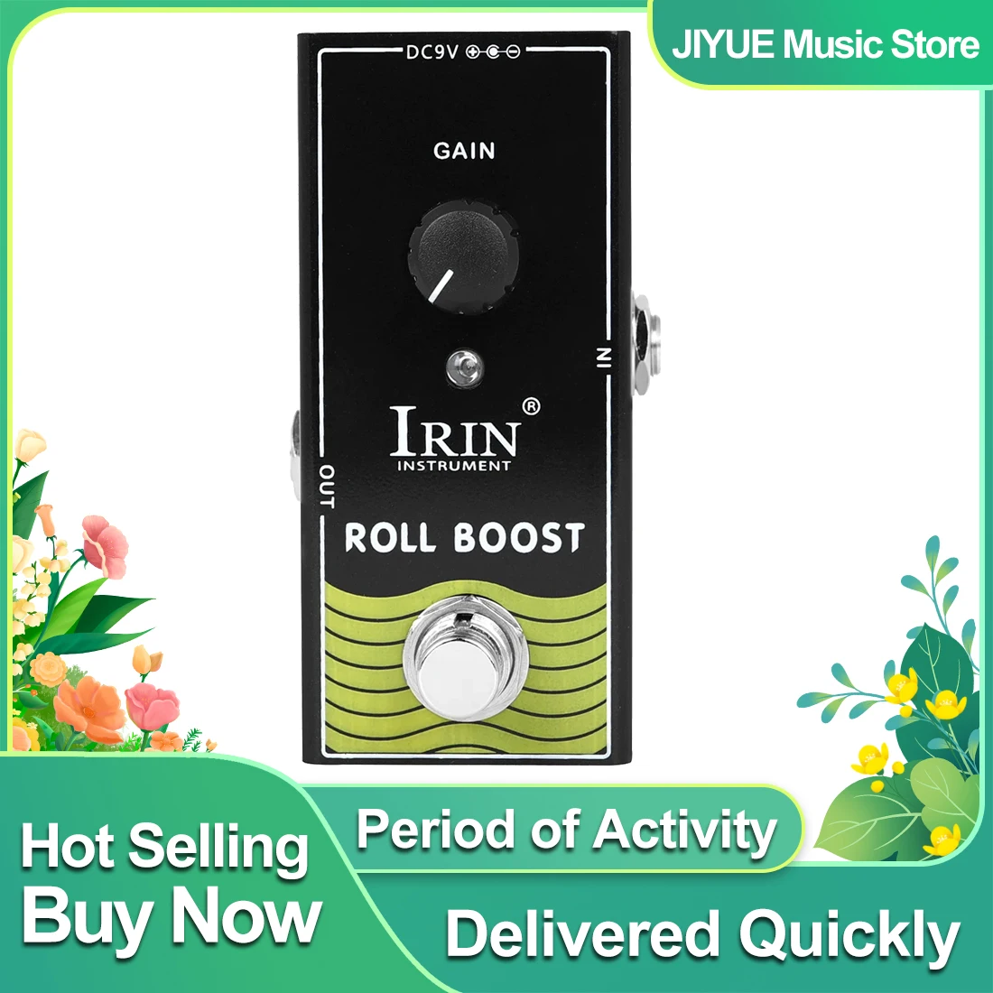 IRIN RF-14 Roll Boost Guitar Effect Pedal Clear Tone Boost 35dB of Boost Effect True Bypass Pedal Electric Guitar Accessories
IRIN RF-14 Roll Boost Guitar Effect Pedal Clear Tone Boost 35dB of Boost Effect True Bypass Pedal Electric Guitar Accessories
