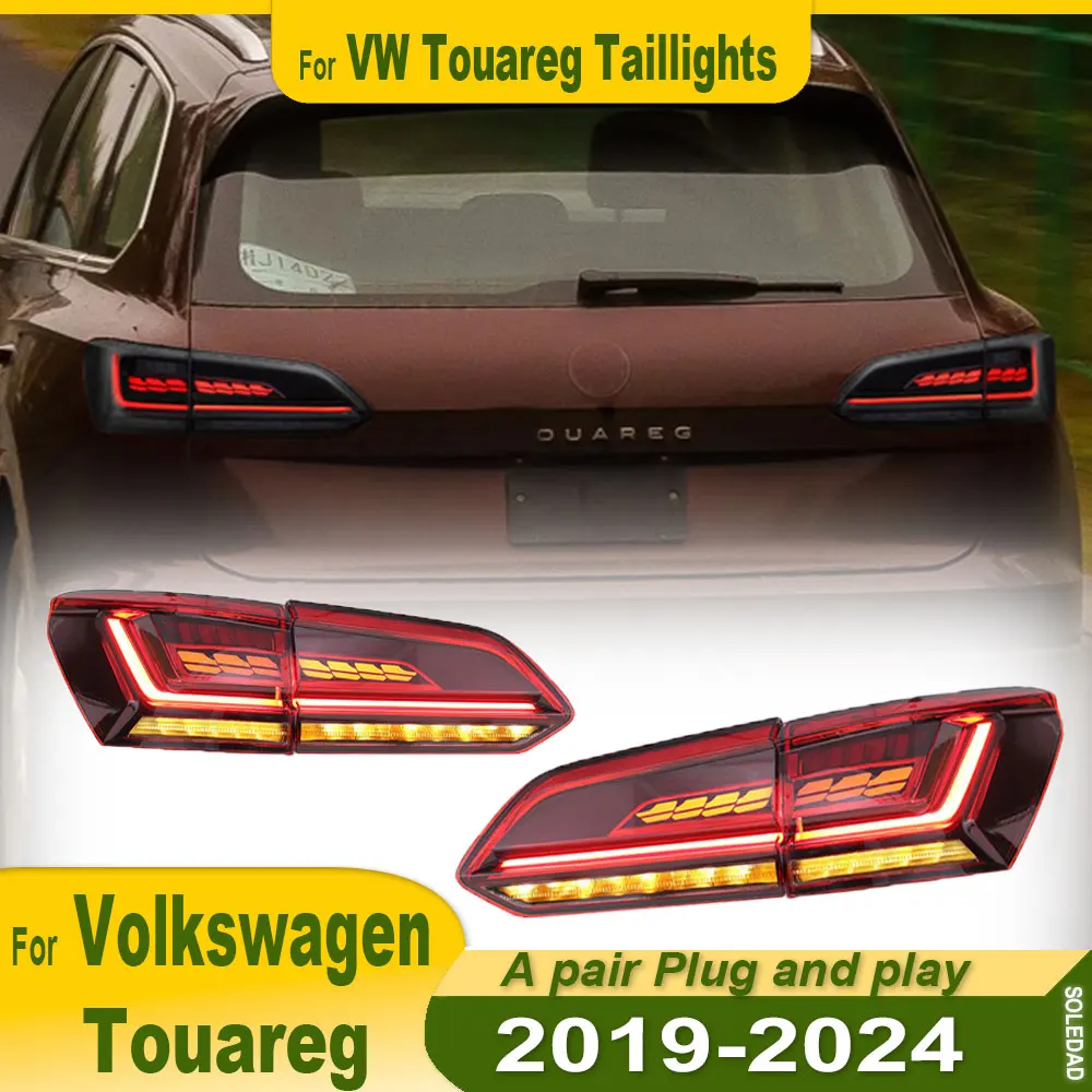 Задний фонарь для Volkswagen Touareg, светодиодный задний фонарь в сборе, 2019-2023, модифицированная чешуя дракона, задний плавный динамический автомобильный фонарь, аксессуар
Задний фонарь для Volkswagen Touareg, светодиодный задний фонарь в сборе, 2019-2023, модифицированная чешуя дракона, задний плавный динамический автомобильный фонарь, аксессуар